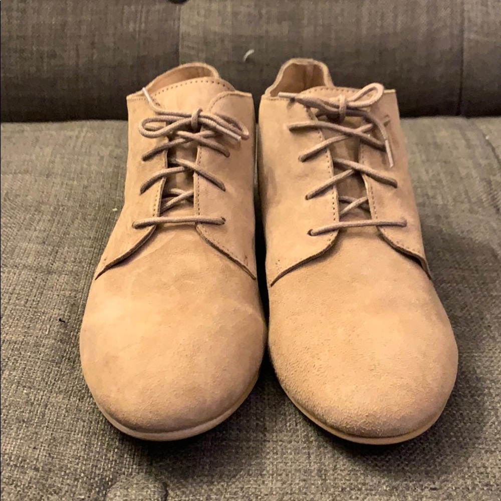 NWT Gortz suede Oxford shoes